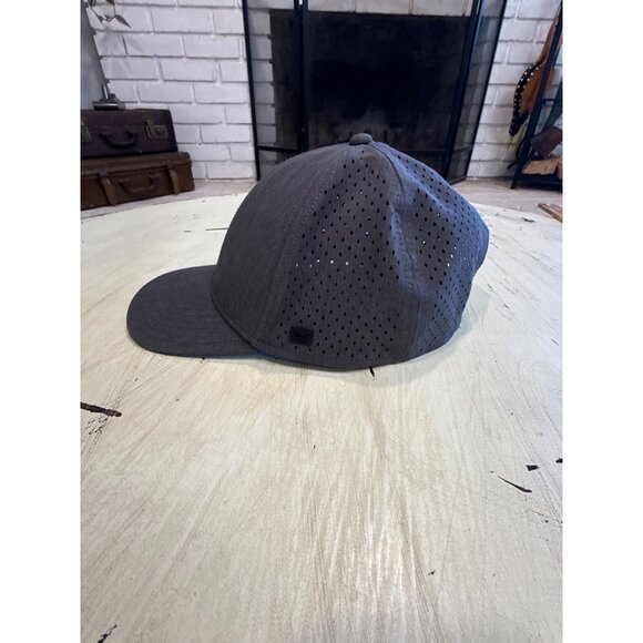 Melin A-Game Hydro Snapback Hat Gray Adjustable Lightweight Breathable Water-Res - Picture 4 of 7